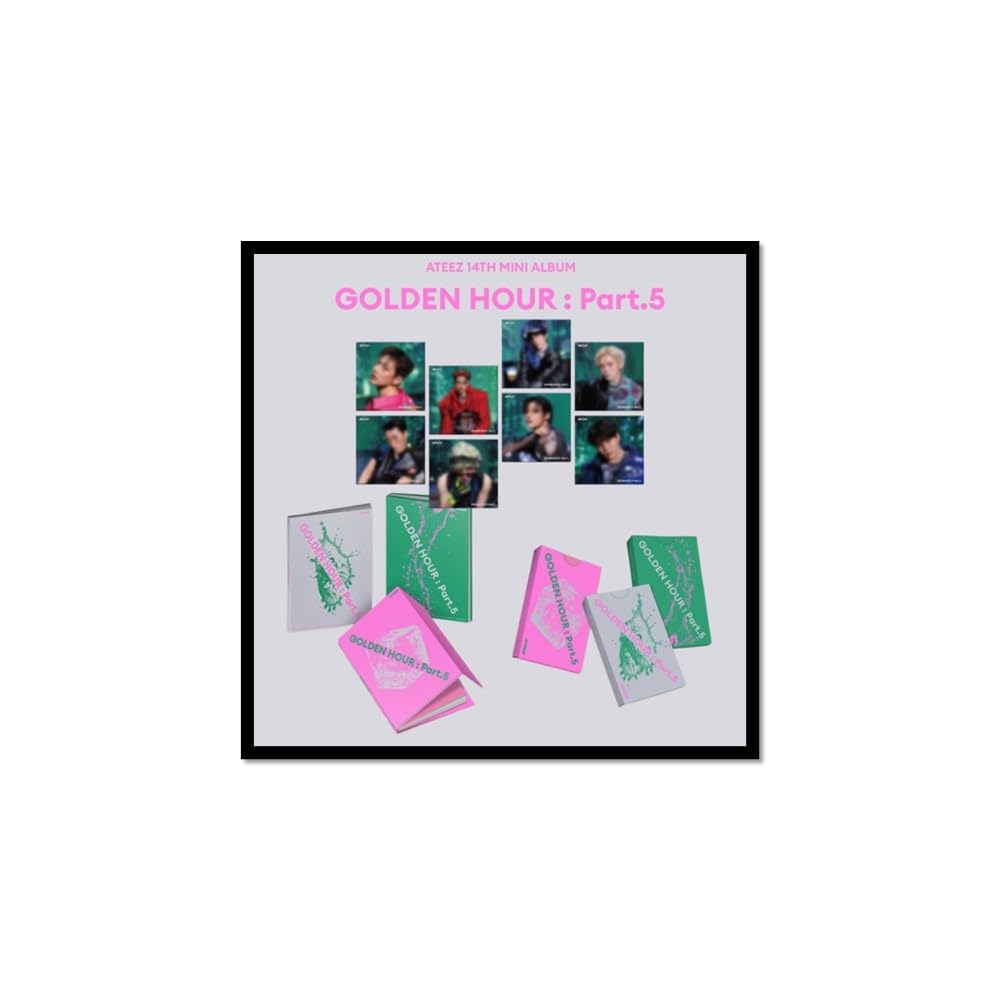 Amazon.com: ATEEZ GOLDEN HOUR : Part.5 [Photobook 3 Ver + DIGIPACK